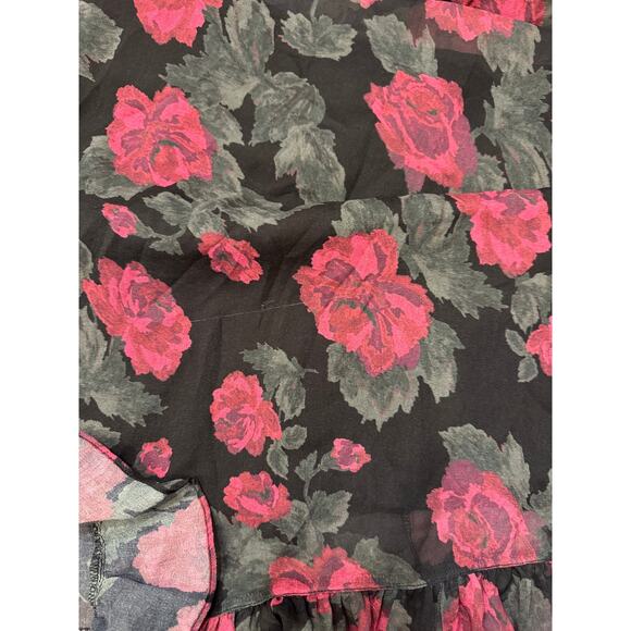 For Love & Lemons Teagan Strapless Floral Maxi Dress Sz S Holiday Winter Wedding - Picture 8 of 8